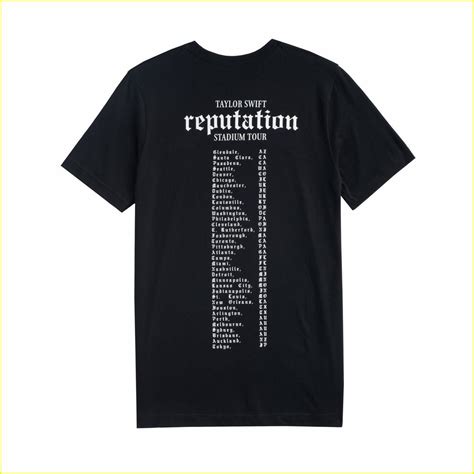 Taylor Swift Debuts 'reputation Tour' Merchandise, Available Now ...