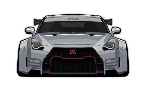 [VECTOR SERIES] Nissan GTR Widebody - Front by MonacoAutoDesign on ...