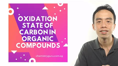 Determining Oxidation State of Carbon in Organic Compounds - YouTube