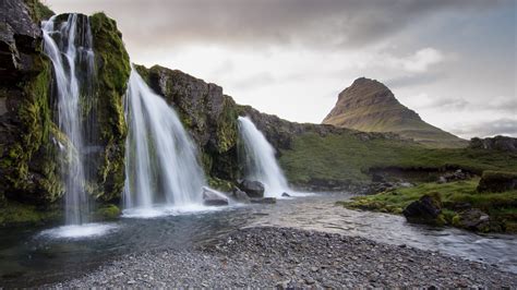 Iceland Waterfall, Kirkjufell Mountain UHD 4K Wallpaper | Pixelz