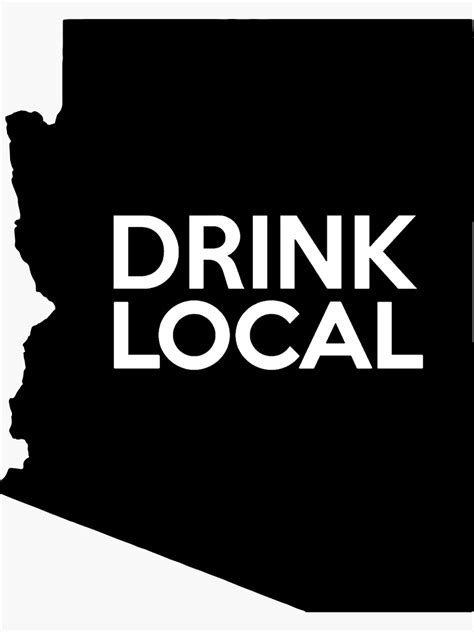 "Arizona Drink Local AZ" Sticker for Sale by mindofstate | Redbubble