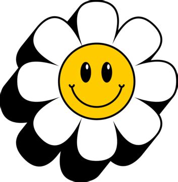 Smiley Face Flower Clipart Pictures