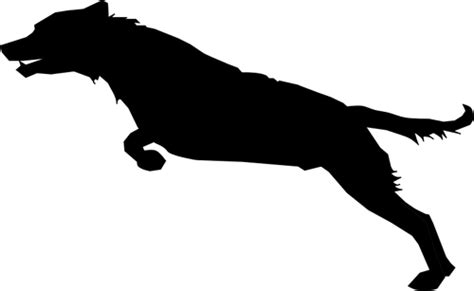 Dog Running Silhouette at GetDrawings | Free download