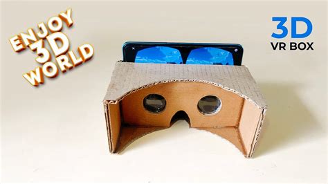 How to make a VR Box by Cardboard | DIY 3D VR at Home - YouTube