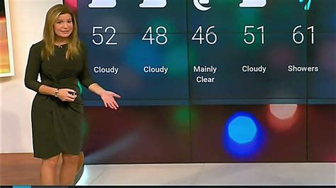 Jen Carfagno - The Weather Channel - 120621 Dark Green Dress - Easy On ...