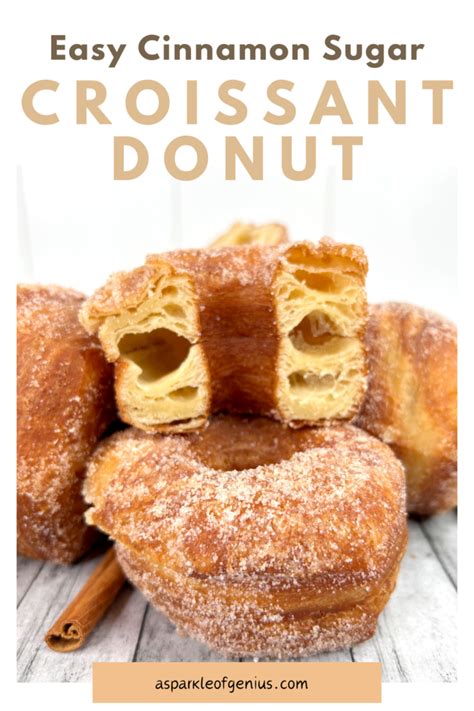 Croissant Donut: Homemade Recipe from Crescent sheets - A Sparkle of Genius