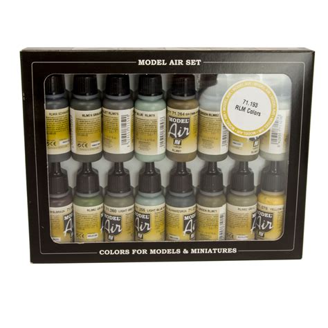 Vallejo Model Air Set 100508 RML Colors 16 x 17 ml Dosierflaschen ...