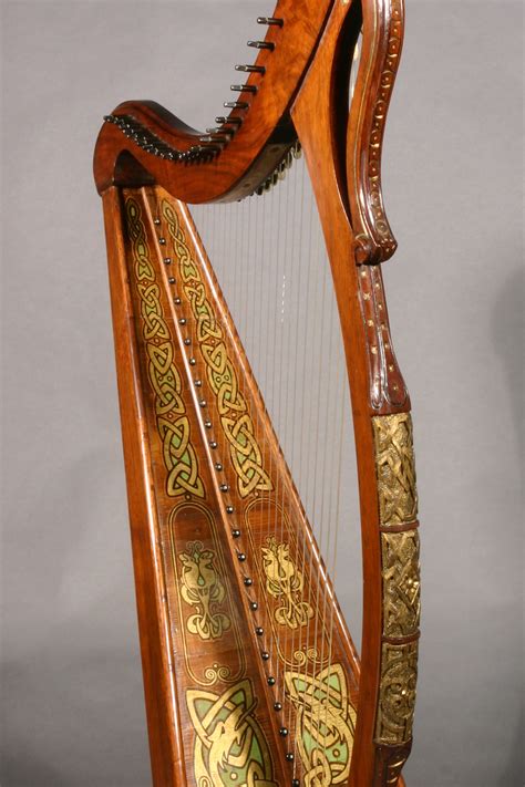 Conservation of Historic Irish Harps ... Half Elf Bard, Celtic Harp ...