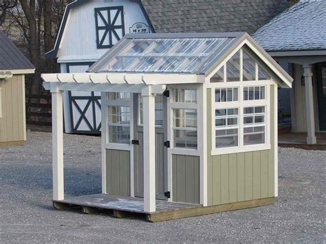 Premium 6' x 10' Greenhouse Potting Shed | Salem Structures LLC