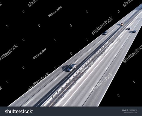 Aerial View Highway City Isolated On Stock Photo 1528244270 | Shutterstock