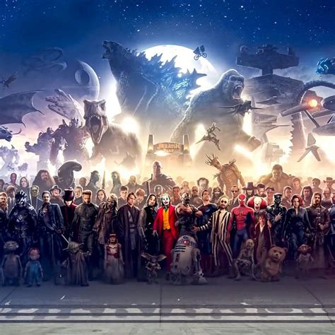 150 Movies Characters XXL ' Blockbuster Fine Art Panorama - Etsy ...