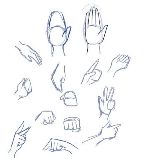 How To Draw Manga Hands Step By Step