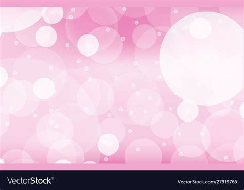 Background template with pink bubbles Royalty Free Vector