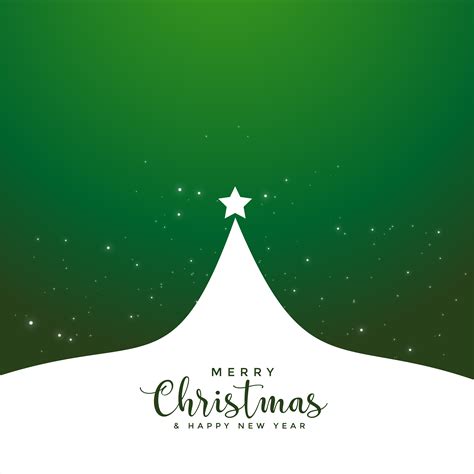 green merry christmas tree poster design - Download Free Vector Art ...