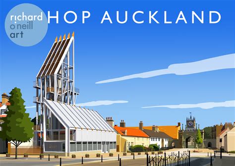 Bishop Auckland (2022) Art Print – Richard O'Neill Art Shop