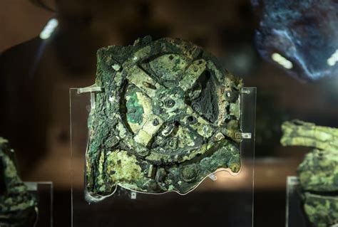 Antikythera Mechanism in National Archaeological Museum, Athens, Greece ...