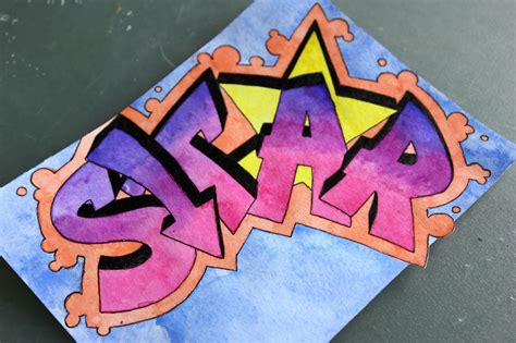 ARTastic Challenge Blog: A graffiti tutorial and some May winners ...