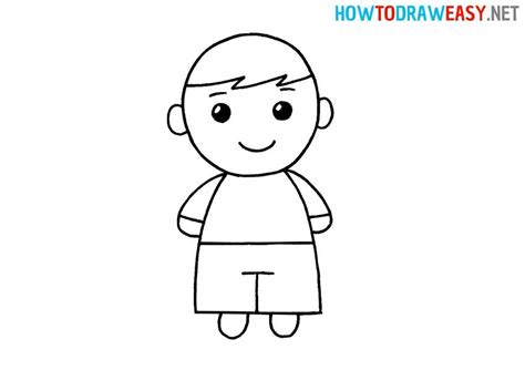 How to Draw a Boy Easy - Step by Step Tutorial