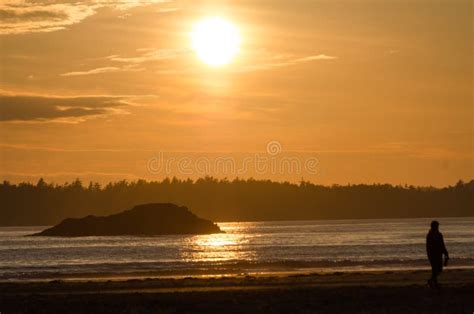 Sunset on Chesterman Beach stock photo. Image of waves - 142256