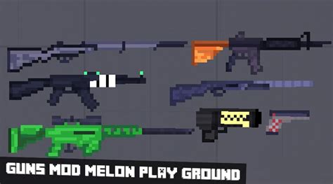 Download Guns Mod for Melon Playground latest 2.1 Android APK