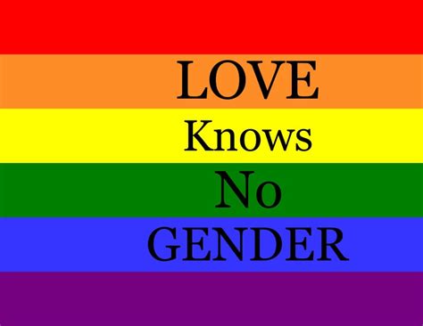 LGBTQ Love Knows No Gender Gay Pride Rainbow Flag Wallpaper Screen ...