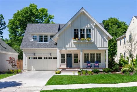 Suburban farmhouse | Modern farmhouse exterior, House exterior ...