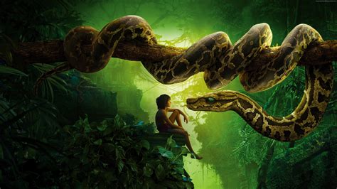 Jungle Book Kaa Mowgli UHD 4K Wallpaper | Pixelz