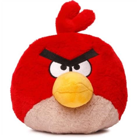 Angry Birds Red Bird Plush 8 Soft Cardinal Doll Video Game Character ...