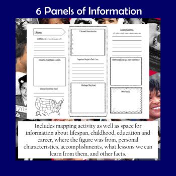 Alma Woodsey Thomas Biography Trifold Graphic Organizer | TpT