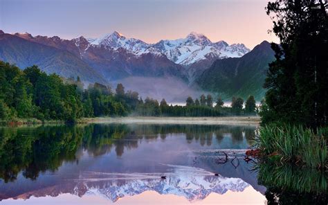 Mountain lake in New Zealand wallpaper - Nature wallpapers - #22660