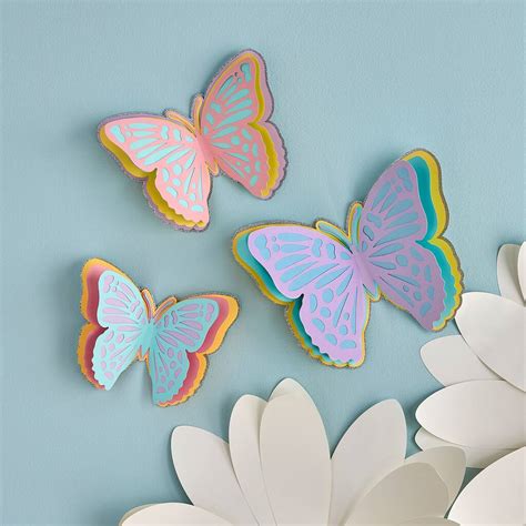 Paper Butterfly Wall Décor