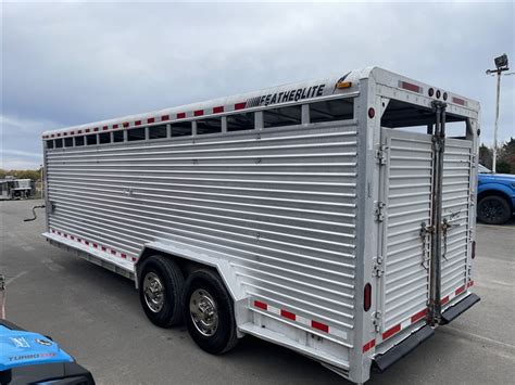 1995 Featherlite 7 by 24' Stock Trailer SERVICED AND READY TO ROLL