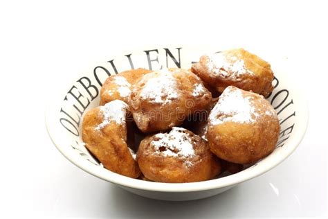 Powdered Dutch Oliebollen Stock Images - Image: 12349214