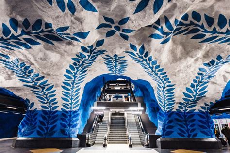 The 5 Most Amazing Stockholm Metro Stations – Subway Art Tour Map