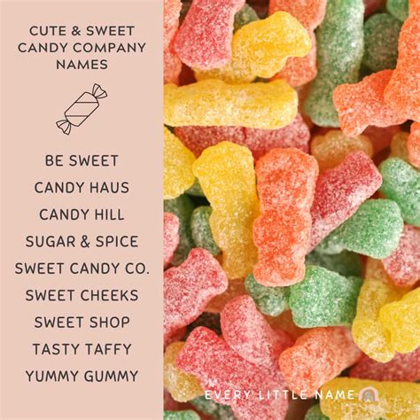 108 Best Candy Company Names (Sweet, Creative, and Classic) - Every ...