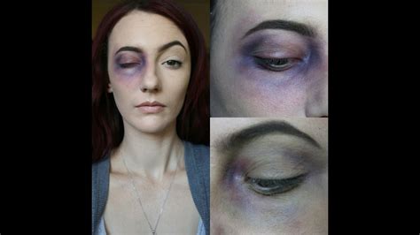 Bruise/Black eye Tutorial / Nicole Warry - YouTube