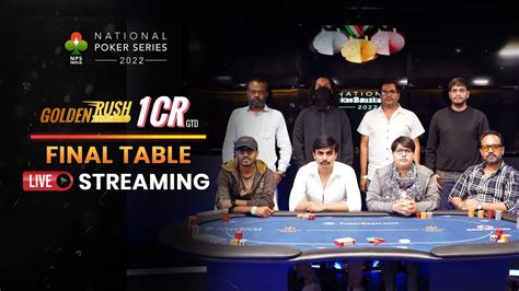 FINAL TABLE: NPS 2022 GOLDEN RUSH 1 CR GTD | LIVE FROM GOA | POKERBAAZI ...