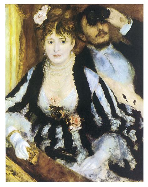 La Loge Painting by Pierre-Auguste Renoir