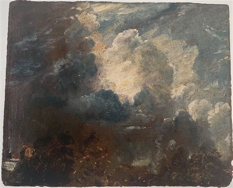 John Constable - Cloud Study - 1821 - oil on paper | Painting still ...