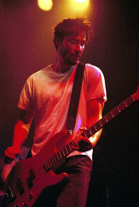 Keanu Reeves on bass guitar. : r/KeanuBeingAwesome