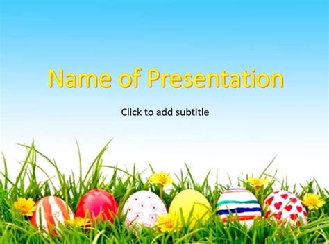 Happy Easter Free Powerpoint Template | Powerpoint template free ...