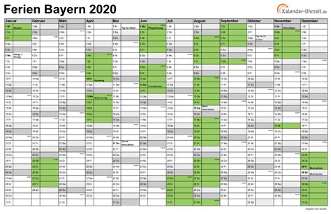 Update Saat Tentang Kalender 2020 Schulferien Bayern Excel Versi Baru ...