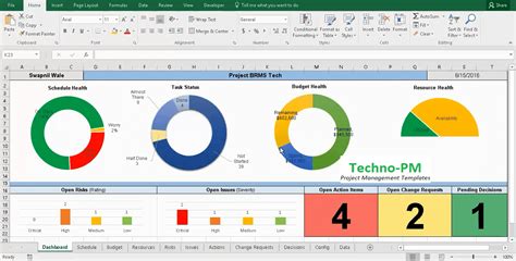 Project Tracking with Master Excel Project Manager - Free Project ...