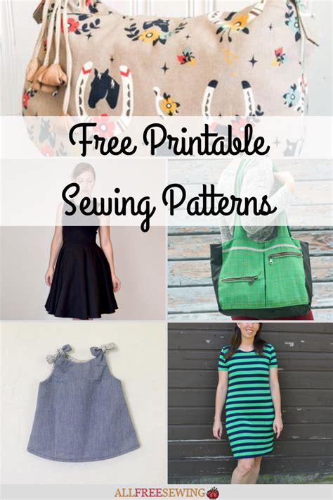 Online Sewing Patterns Free Printable