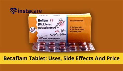 Betaflam Tablet - Uses Side Effects And Price In Pakistan