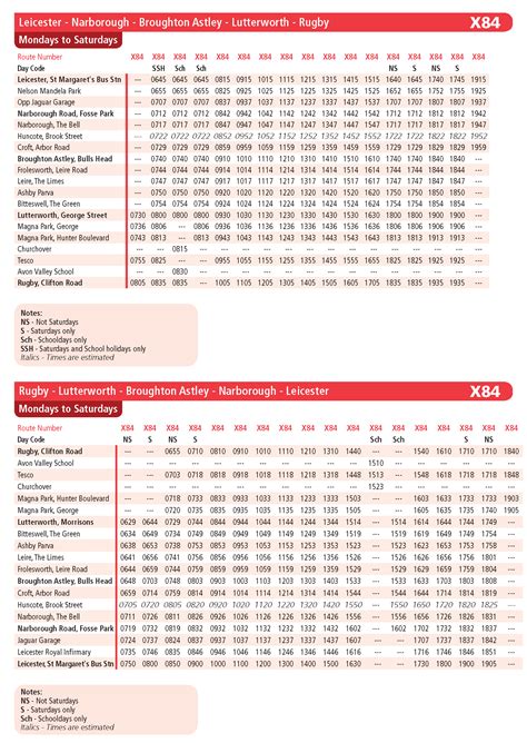 Arriva Bus Timetable