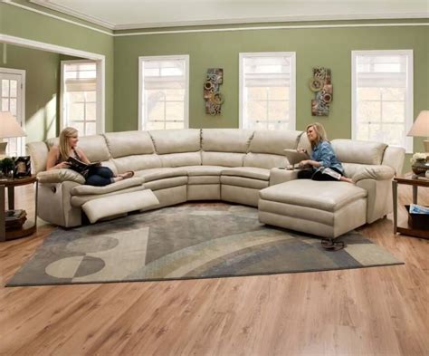 20 Ideas of Curved Sectional Sofas With Recliner