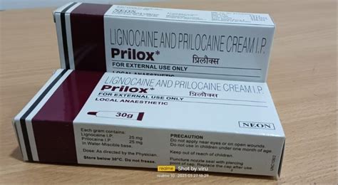 Prilox Cream 30gm - Lignocaine & Prilocaine Cream, 30 Gram at Rs 683 ...