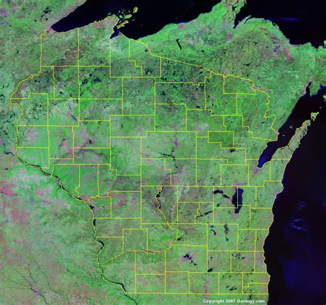 Wi Map Showing Counties - South Carolina Map