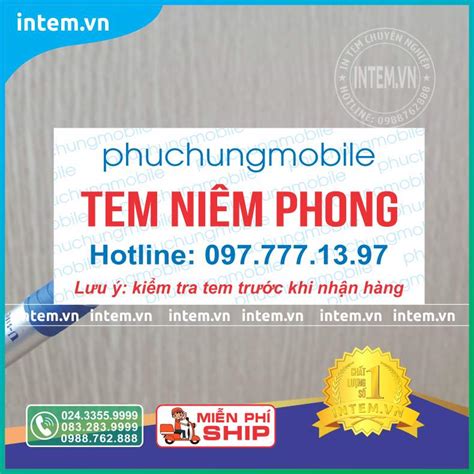 In tem niêm phong - In Tem Việt Nam